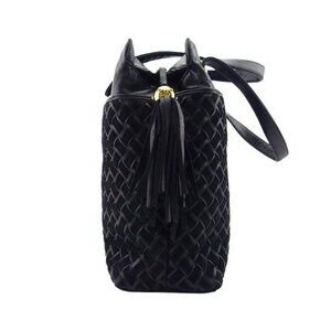 BALLY Handbag Black gold Women Authentic secondhand